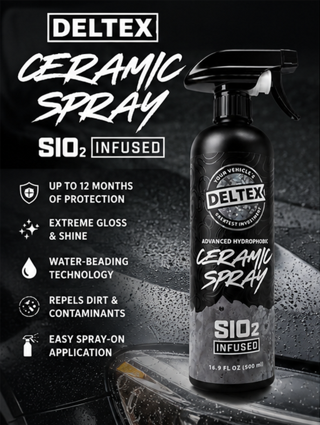Deltex Films Ceramic Spray – Up to 12 Months of Protection