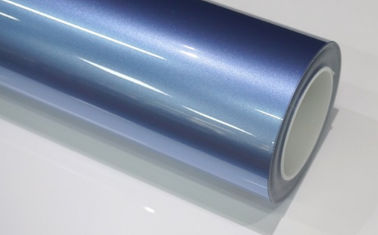 COLORED SERIES: METALLIC MISTY BLUE - COLORED PPF 5ft x 50ft (Full Roll)
