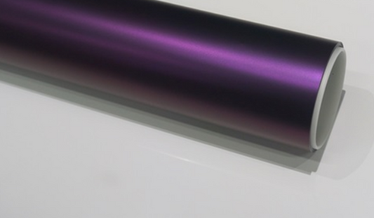COLORED SERIES: SATIN MIDNIGHT PURPLE - COLORED PPF 5ft x 50ft (Full Roll)