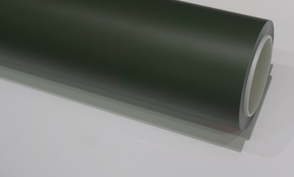 COLORED SERIES: SATIN MILITARY GREEN - COLORED PPF 5ft x 50ft (Full Roll)